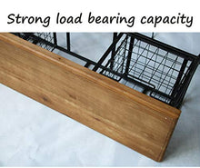 LYM &ripiano di stoccaggio Rack a Parete, Arte di Ferro cassetto Rack di stoccaggio Sfondo Decorativo Bagagli mensola della Cucina di Finitura Shelf Scaffale di Finitura