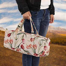 Borsa Organizer per Lavoro a Maglia, per Ferri e Gomitoli, Squisita, Pratica, Ideale per Riporre i Ferri e Gli Accessori per il Cucito Jacquard Rosa