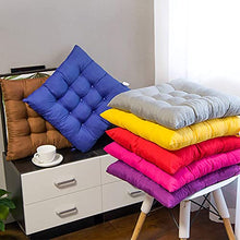 eewopjkj Set di 4 Cuscini per Sedia Cuscino per Sedia Imbottito in Cotone Tatami Edizione Cuscino per Seduta Pavimento per Ufficio Balcone Giardino Cuscino per Auto Cuscino per Sedia Rosa Ros