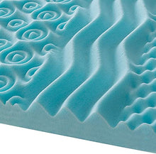 Materassiedoghe - Topper Memory Foam - Correttore di Rigidità - Altezza 5 cm - 9 Zone di Comfort - Adatto per Materassi Rigidi - Rivestimento Aloe Sfoderabile - Presidio Medico (135x190)
