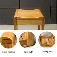 MGMDIAN Sgabello da Bagno Impermeabile Sgabello da Bagno Vecchio Uomo Panca in Legno massello anticorrosione per Adulti Sgabello Antiscivolo per Doccia Accessori da Bagno