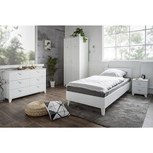 Inter Trade Corporation Factory 63 Armadio 2 Ante, Legno, Bianco, 80 x 60 x 193 cm