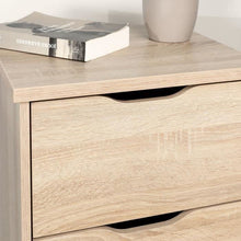 VANKKA Cassettiera con 4 cassetti - decoro rovere Sonoma - L 44 x P 42 x H 108 cm