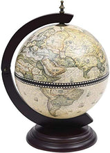 Globo Desktop barra rotante nel Nord-Sud asse della Terra con vino rack incorporato,A