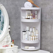 ZLININ Y-longhair Mensola da bagno Angolare Armadio Bagno Mensole WC Treppiede Articoli da toeletta Finitura cerniera telaio 3 strati in plastica
