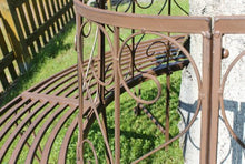 Panca Rotonda in Metallo Panca 120749 Panca-Suolo Panca-Seduta Panca da Giardino Diam. 160 cm Alt. 84 cm