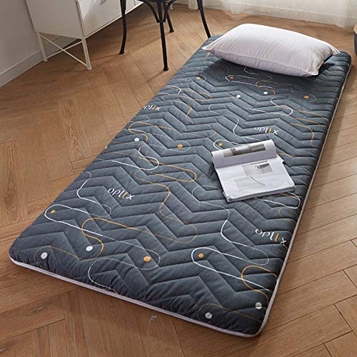 DLMYZ Cotone Spesso Non-Scivolare Sleeping Pad,Trapuntato Pieghevole Roll Up Materasso Tradizionale Giapponese Materassi Letto Futon Tatami Tappetino,2,120 * 200cm