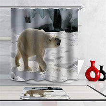LIYAN Combinazione Bagno. Immagini Chiare E Colori Vivaci Rendono Il Tuo Bagno Pieno di Vita. Accessori da Bagno. Animali Selvaggi. Orso Polare.