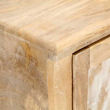 vidaXL Comodino 40x30x46 cm in Legno Massello di Mango