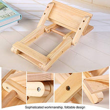 WXX Panca Pieghevole Pieghevole for Esterni Pine Panca Portatile for Esterni, Dimensioni: 19x24x17,8 cm