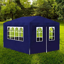 lahomie- Tenda della Birra Impermeabile, Impermeabile Gazebo Pieghevole Professionale Gazebo Impermeabile con pareti Tenda Gazebo Campeggio Tendone per Feste, Blu