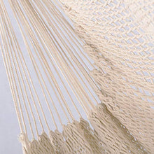 Guoyajf Maglia Amaca Sedia Swing,Sedia a Dondolo reticolato Sedia a Dondolo Sedia sospesa per Qualsiasi Spazio al Coperto o all'aperto,capacità di Peso 300 libbre, Bianco