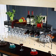 Gqq @ Portabottiglie Materiale in Ferro battuto Creativo Europeo Portabottiglie da Appendere Portabottiglie Portabicchieri Appeso Portabicchieri da Vino Capovolto Decorazione della casa Telaio in