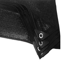 Telo Coprente Superiore al 90% for Balcone Prato Giardino Patio, Pannello in Maglia Nera Premium qualità con Occhielli, Nero, 85 G / ㎡ (Size : 4×8m)