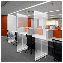 Topniu. □ Per il business □ Start Start Guard, Start Sneeze Guardia, Banner portatile estraibile con schermo trasparente per ufficio, negozi, ristorante, aula e altro ancora