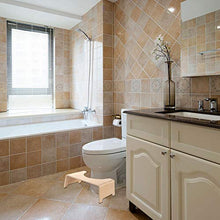Dreameryoly Sgabello da Toilette accovacciato in bambù Sgabello da Toilette per Bagno L'Originale Sgabello per WC da Bagno Robust