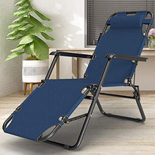 DLILI Sedie Esterno, Poltrona Relax, Sedia Portatile Regolabile Senza Peso, comosedia Spiaggia, Sedia Ufficio Grigia