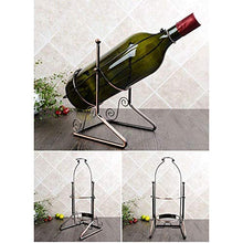 Cremagliera Del Vino Del Metallo Portabottiglie Per Vino Cremagliera Del Vino Creativa- Articoli Per La Casa Articoli Fatti A Mano Portabottiglie, Contiene 1 Bottiglia Di Vino Rosso