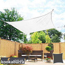 Q-HL Tende da Sole Rettangolo Parasole Sail Sun Protection Giardino Parasole Sail con Robusto Acciaio Inossidabile Quattro Tuta for Outdoor terrazza Giardino (Bianco) (Size : 4X6m)