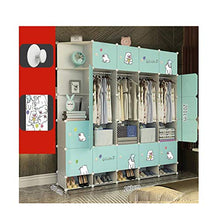 ZHICHUAN Guardaroba Assemblato Guardaroba Moderno Armadio Camera da Letto per Bambini Memoria Modulare Molti Set Di Dati Abiti Giocattolo Alloggiamento Vetrine Gioielli con Scarpiera Guard