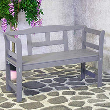 SenS-Line Friesen panca da giardino in legno - Grigia