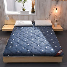 Coprimaterasso, Materasso Futon, Tappetino Imbottito per Materassi Tatami Ispessito, Materasso Pieghevole Portatile Futon Pad in Velluto,A,150 * 200cm/59 * 79inch
