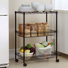 &ripiano di stoccaggio Mensole da cucina, Organizer for carrelli di stoccaggio for rack di finitura multifunzione da terra Scaffale di finitura