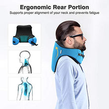 ZJM Cuscino da Viaggio, Memoria di Cotone A Forma di U Travel Office Volo Cuscino per Soddisfare Le Diverse Sleeping Postura Cuscino Portatile,Blu
