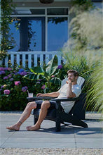 Keter 247060 Elegante Sedia a Sdraio Mountain con Finitura Effetto Legno, Grafite