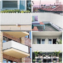 HAOMENGG Schermo per Balcone da Giardino 0,8x10m Parasole per Recinzione Resistente alle intemperie Resistente alle intemperie per Veranda, Esterno, Cortile, Patio, Balcone per Coprire la Tenda da so