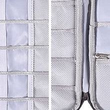 ASFD Borsa portaoggetti Digitale Elettronica da Viaggio Multifunzionale con Tracolla Portatile Blu Lago