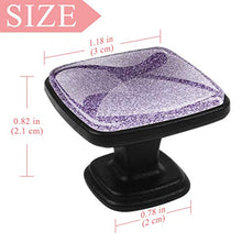 Modello viola lavanda 4 PCS Pomelli per Porta, Pomolo per Mobile, Pomelli per Mobili con Viti, Maniglia per Armadietto, Pomelli per Porta, Pomelli per Cassetti per Porta, Armadio, Cassetto e Credenza