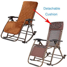 SHUAIIJUAN Sedia per il tempo libero domestico Rocking Chairs for adulti Patio giardino Sdraio Relaxer reclinabili Sedie - sedie pieghevoli Sdraio Prato Lounge for Outdoor, campeggio, spiaggia, Deck