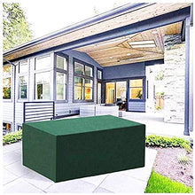 STZYY Fodere per mobili da Giardino, Fodera per mobili da Giardino Rettangolare per mobili in Rattan Resistente Resistente all'Acqua Anti-sbiadimento per Set di sedie e tavoli rettangolari da este