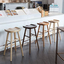XHCP Bancone da Cucina Sgabelli da Bar Sgabello da Bar in Legno con poggiapiedi Seggiolone Casual Moderno per la casa per bancone Caf & eacute; Kitchen Breakfast Pub, 3 Colori - (altezz