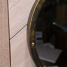 Bathroom mirror Specchio Bagno Retro Specchio lavabo in Ferro Antico Specchio Tondo Antico Specchio da Bagno Specchio da Bagno
