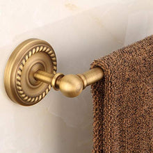 MGWA Antico Europeo Portasciugamani Portasciugamani Antico Bagno Hardware Ciondolo Pendente Bagno in Rame Antico Palo Unico