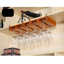 MHBGX Cremagliera Del Vino, Nailless in Legno Massello in Legno Appeso a Testa in Giù Ornamenti Ornamenti Cabinet in Basso Fondo Creativo Scomparto Personalità,51X23X6Cm.