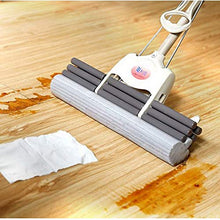 SSAYY Spray Mop Spremere Mop di Cotone per Colla per Uso Domestico/Impugnatura in Spugna Tampone/Aste in Acciaio Inossidabile Mop per Aspirazione Domestica