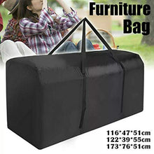 Kdrirad Borsa Portaoggetti per Cuscini da Giardino,Resistente 210D Borse da Viaggio Borsa da Trasporto Custodia Organizer con Maniglie per Casa e Patio Albero di Natale (Size : 173 * 76 * 51CM)