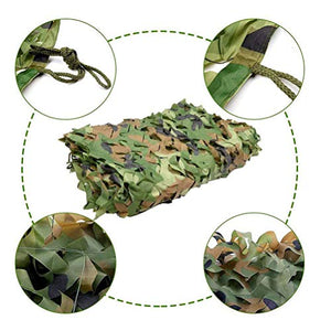 rete mimetico Camouflage decorazione con effetto parasolecapanno mimeticorete mimetica, protezione da sguardi indiscreti, paesaggio forestale, protezione solare decorazione-Rete mimetica 4x4m(13x13ft)
