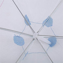 JIUZUI - Copertura per alimenti in rete, pieghevole, per picnic, campeggio, colore: Bianco
