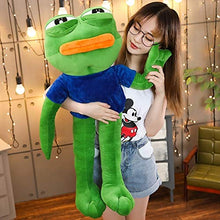 YiXing Creative - Peluche a forma di rana con scritta in lingua inglese "Triste Frona", 50 – 90 cm