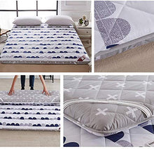 Zhenyue Tick Foa Futon Be attrice pa,Trapunta floreale anallergico Dormire tatai pavimento per o Beroo-E 90190c (3575inc), C, 120x200cm(47x79inch)