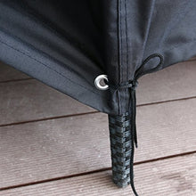 WINOMO Copertura per Mobili Tavolo Esterni Impermeabile Protezione da Giardino Rettangolare (nero)
