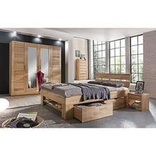 Elfo Futon Lettino Futon Granada 140 x 200 cm, con cassetti in faggio oliato