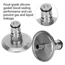 Conkergo 2pcs 304 Acciaio Inossidabile Homebrew Keg 1.5in Tri? Morsetto A Sfera Blocco Post Adapter Adattatore Brewing Raccordo