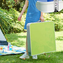 Tavolo da picnic all'aperto Tavolo da esterno e sedia Set Set Pieghevole Picnic Tabella Picnic Portatile Self-Driving Camping Table in lega di alluminio Telaio tavolo in lega non è necessario installa