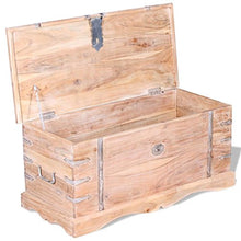 XINGLIEU Baule portaoggetti Marrone, Baule portaoggetti in Legno, Tavolo supplementare, 90 x 40 x 40 cm