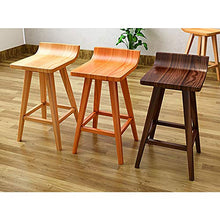 Sgabelli da bar, seggioloni per bar, ristoranti, caffè, sedie da bar per cucina domestica e soggiorno, aspetto legno massello, comfort sedentario/B / 75 centimetri